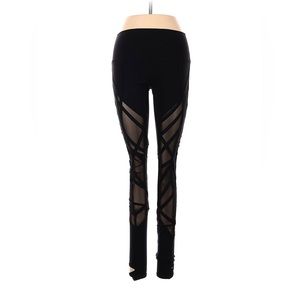 Alo black mesh leggings, small